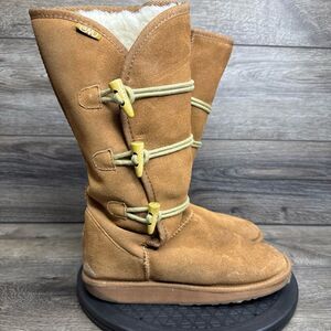 Ukala By Emj Australia Boots Womens 7.5 Sydney Shearling Winter Tan Suede